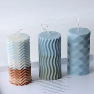 Color Household Aroma Pillar Candle