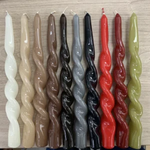 Retro Twisted Taper Candles